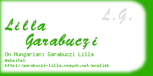 lilla garabuczi business card